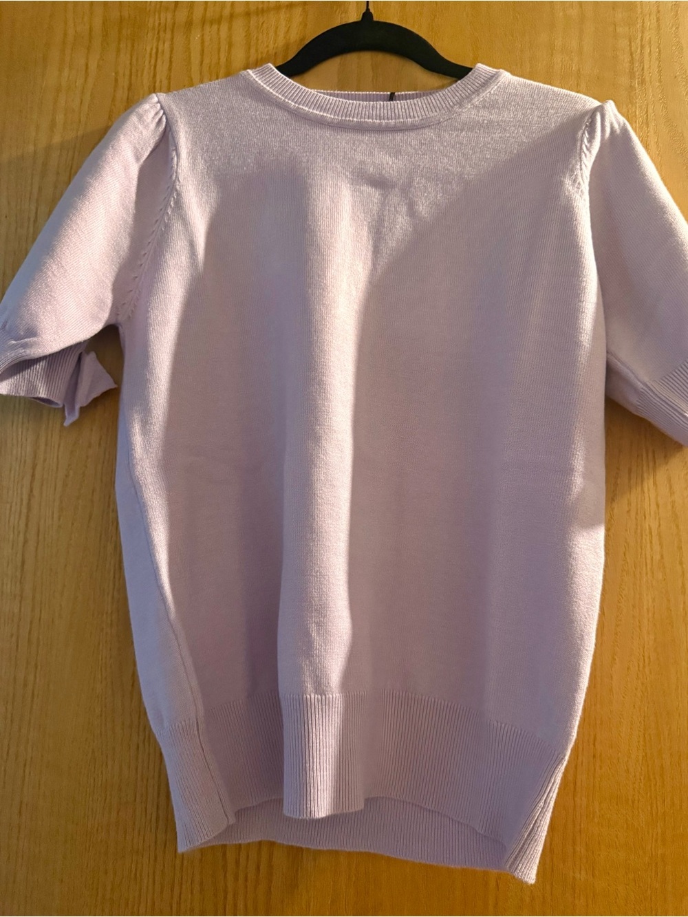 Women's Short-Sleeve Crewneck Sweater - Light Lavender